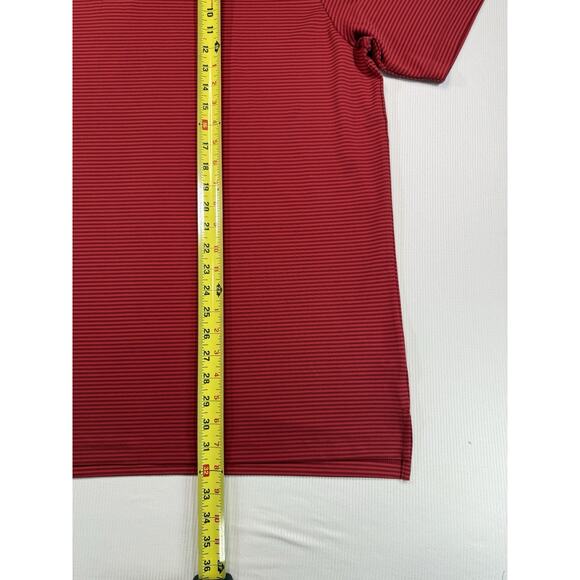 Columbia Golf LMU Polo Shirt Red Stripe Men’s 2XL NWT Performance - Picture 4 of 7